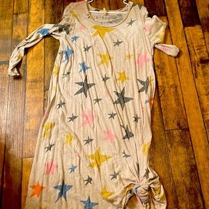 Magnolia Pearl NWOT VERY RARE COLORFUL STAR DRESS-to die for-wearable art!